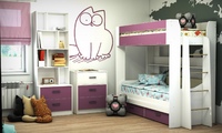 Детская комната Color с двухъярусной кроватью