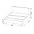 Спальня Лагуна-2 Кровать двойная 1600 мм