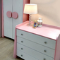 Шкаф гардеробный BaBy 800 розовый и голубой цвет